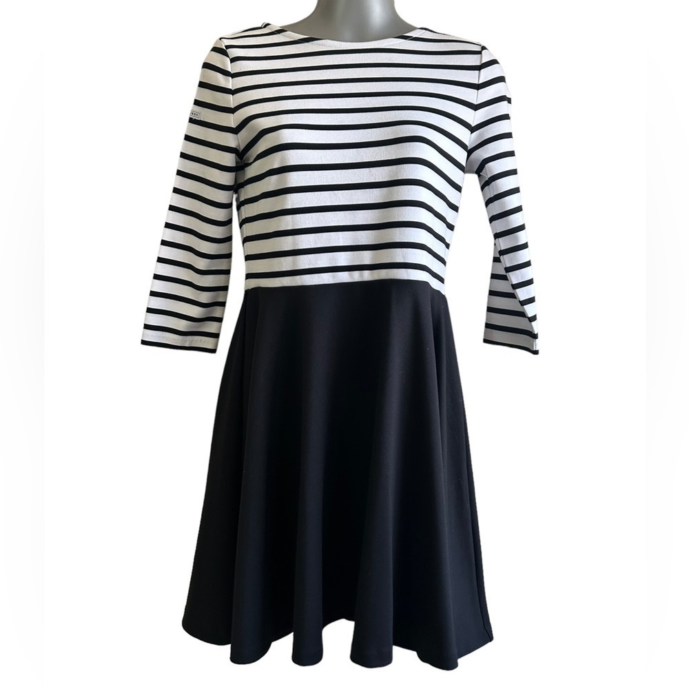 Polo Ralph Lauren Black White Striped 3/4 Sleeve • Used • Size: XL